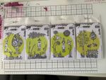 CARABELLE ART STAMPS  - ANOTHER  FOUR STAMPS - ALL BEAUTIFUL , NEW AND SEALED.