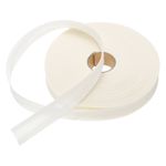 1 Inch Single Fold Bias Tape Polyester for Sewing(Beige 50 Yards)