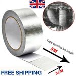 Exhaust Heat Wrap Tape 5M x 5CM High Temperature Insulation Adhesive Pipe Manifo