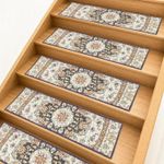 76 x 22.8 Cm Non Slip Carpet Stair Runners  Indoor Anti-Slip Rugs for Hardwood