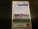 Cardiff City v FC Nantes, Season 1970/71, Cup Winners Cup Second Round First Leg