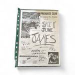 1985 James Poster – Paradise Club Preston Original Gig Flyer Pre-Factory Era