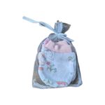 Humphrey's Corner Baby Girls One Size Cotton Scratch Mittens Pink & White New