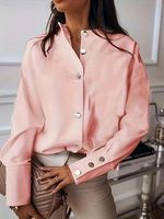 Solid Color Shirt For Women