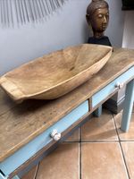 Vintage Wooden Dough Bowl,rounded Handles , Good Condition, Shop,kitchen
