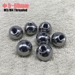 Stainless Steel Ball M3 M4 Threaded Bearings Rod End 5mm 6mm 7mm 8mm 9mm to 60mm