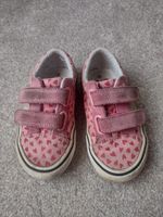 Next Girls Pink Hearts trainers, Size 9F