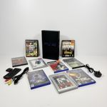 Sony PlayStation 2 PS2 PAL Bundle w/ 9 Games, Cables And DVD Remote Working ++