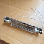 Set of 8 R7s Linear Halogen Bulb Holder Fitting 220-240V AC Corded with bulbs
