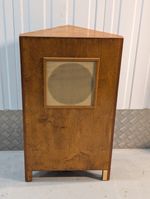 Vintage Isophon Corner Speaker Cabinet Mid Century Fully Working Wooden HiFi