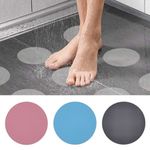 6Pack Non-slip Shower Stickers Round Bath Treads Bathtub Stickers - Anti-Slip UK