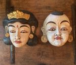 Balinese Masks Bought In Bali In 1990s Wooden