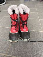 Snow Boots Sorrel Size UK 3 EU 35  red good condition