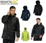 Regatta Mens Womens Stormbreak Rain Coat Waterproof Windproof Jacket Hooded 