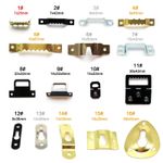 25/100pcs Saw Tooth Picture Photo Oil Painting Frame Wall Hook Hanger with Screw