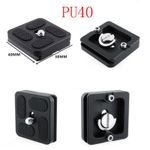 PU-40 Universal Camera Tripod Quick Release QR Plate 40x38mm For Arca Swiss etc