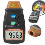 DT2234C Handheld Digital Laser Rev Counter Meter Non-Contact Optical Tachometer