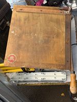 Vintage BME Wooden  Desk Tabletop Stationery Paper Guillotine Working