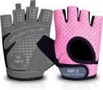 Women Weight lifting Gym Glove Leather Double Strap Training Workout Fitness