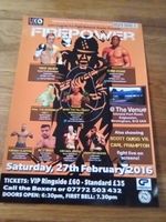 Boxing Handbill