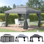 3 x 4m Aluminium Gazebo Marquee Canopy Pavilion Patio Party Tent