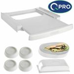 Qpro Washing Machine Dryer Universal Stacking Shelf Kit (60x60cm)