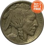 5 CENTS - BUFFALO NICKEL - USA - CHOICE OF DATE FROM 1913 - 1938