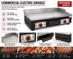 73cm Electric Hot Plate Griddle Countertop Flat Top Grill for Commercial Kitchen