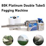Double Tubes Fog Machine Disinfection Pulse Type Water Mist Smoke 80K Platinum