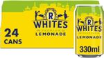 R Whites Lemonade 330ml Cans Pack of 24