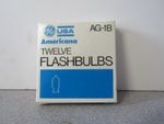 'Americana'  12 x AG-1B Flashbulbs made in USA by GE unused in original box