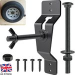 Stainless Steel Wall-Mounted Tire Rack Holder Spare Wheel Fixed Support Carrier