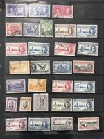 MOSTLY KGVI STAMP COLLECTION USED + 1 QV STAMP SIGNED + 1 KGV STAMP