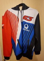 Official Pecco Bagnaia Moto GP Pramac Zip Hoody Jacket Size L