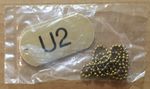 U2 Limited VINTAGE 1998 USA EMBOSSED METAL DOG TAGS PROMO for Best CD SEALED
