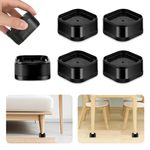 4 Pcs Heightened Table Mat Office Elderly Bed Leg Risers Furniture Lift