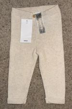 MNG Mango Kids Baby Toddler Neutral Leggings Age  6-9 Months- NWT