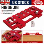 Pocket Hole Jig Pitch Punch Hole Locator Shelf Pin Drilling Guide for Woodwork