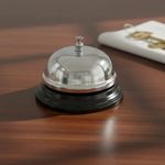 Ring Bell Service Call Counter Desk Reception Hotel Restaurant Office Bar