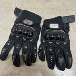 PRO-BIKER RACING Motorcycle Gloves with Knuckle Guards, Size XL