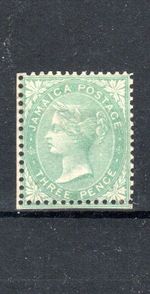 Jamaica 1863 3d Queen Victoria SG 3 MH