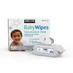 Kirkland Signature Tencel Baby Wipes Fragrance Free Sensitive Skin  Pack 9 x100