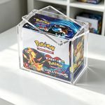 Pokemon TCG Booster Box Premium Acrylic Display Case ☀️ UV+ Protection 5MM
