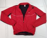 BTWIN MENS SIZE S SMALL RED BLACK CYCLING TOP SHIRT FULL ZIP BIKING JERSEY