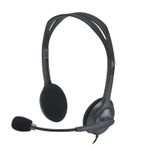 Logitech H111 Wired Headset Einstiegsmodell (Single), Grey