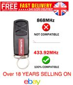 Liftmaster Remote Control 433 GARAGE DOOR TX4UNIF KEY FOB ZAPPER OPENER HAND SET