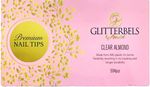 Glitterbels by Annabel Clear Almond Nail Tips ABS Plastic 504pcs With Box