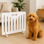 Freestanding Dog Stopper for Stairs & Doorways | No-Drill Pet Gate for Hallways