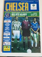 Chelsea v Real Betis European Cup Winners Cup Programme QF 2nd Leg 19/3/98