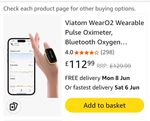 Viatim Pulse Oximeter Blood Oxygen Heart Rate Monitor SpO2 Monitor FAST SHIPPING